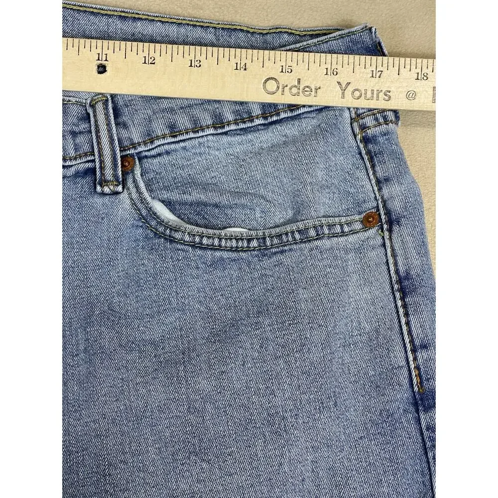 Levis 505 Jeans Mens 36x30 Blue Straight Leg Regular‎ Mid Rise Zip Fly Denim